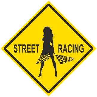 Знак "Street racing"