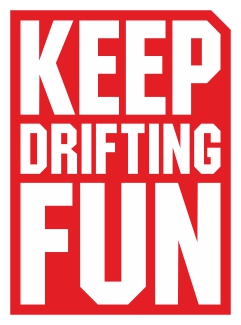 Наклейка "Keep drifting fun"