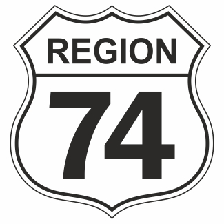 Наклейка "Регион 74"